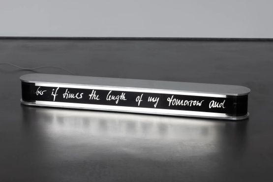 Footnote ...my distance from the object... by Rosa Barba contemporary artwork Moving Image