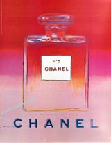 Chanel N5 Perfume - Red by Andy Warhol contemporary artwork print