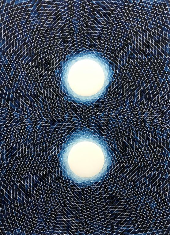 Mitosis finding the light V by Timothy Hyunsoo Lee contemporary artwork Works on Paper