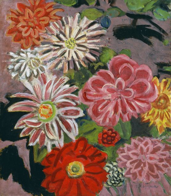 Dahlia by Zenzaburo Kojima Estate contemporary artwork Painting