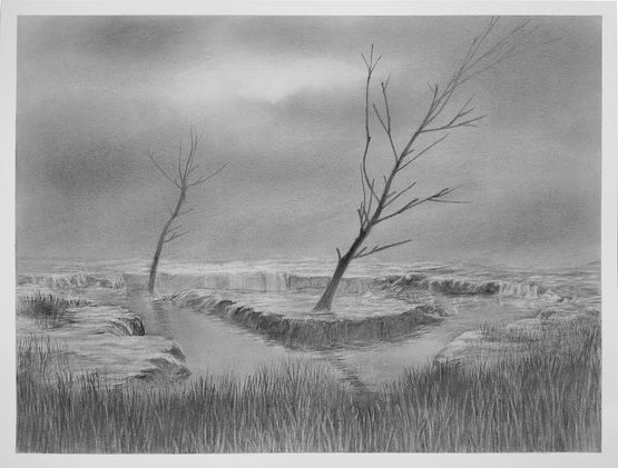 Untitled by Pranay Dutta contemporary artwork Drawing
