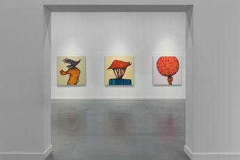 Contemporary art exhibition Nihad Al-Turk Creatures of Hope at Ayyam Gallery Dubai United Arab Emirates