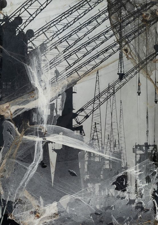 Untitled Spinnwebenbild by Christian Eisenberger contemporary artwork Painting