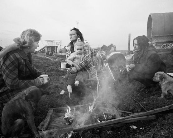 Seacoal Margaret Rosie and Val Lynemouth Northumberland by Chris Killip contemporary artwork Photography