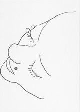 Work No. 1857 Anouchka by Martin Creed contemporary artwork drawing