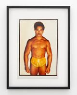 Mike Cole runner-up Mr Pan Pacific 1980 Mr Auckland 1980 and third Mr New Zealand 1981 Auckland by Fiona Clark contemporary artwork print
