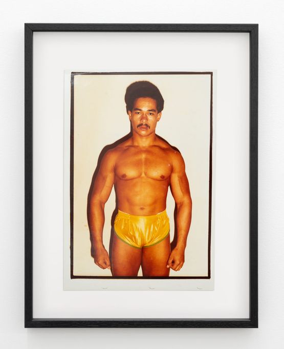 Mike Cole runner-up Mr Pan Pacific 1980 Mr Auckland 1980 and third Mr New Zealand 1981 Auckland by Fiona Clark contemporary artwork Print