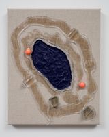 Blue Pool by Judy Darragh contemporary artwork mixed media