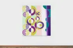 Serene Turmoil by Shirley Kaneda contemporary artwork Painting
