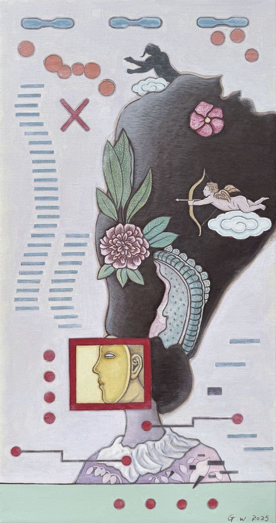 Layered Imagery no. 2 by Guan Wei contemporary artwork Painting
