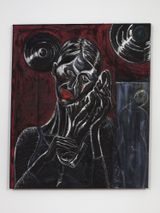 Mi noche triste My sad night by Marcia Schvartz contemporary artwork drawing