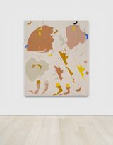 Apology Received in Peach by Maysha Mohamedi contemporary artwork painting