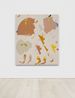 Apology Received in Peach by Maysha Mohamedi contemporary artwork Painting