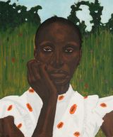 Its not that I dont like it here by Matthew Eguavoen contemporary artwork painting