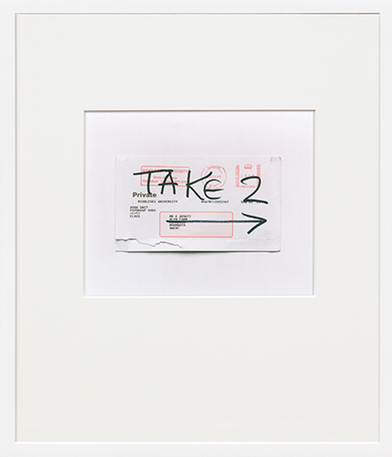 Notes from Jo by Keith Arnatt contemporary artwork Photography