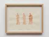 From the Dead Reckoning to Her Folds series by Iz Oztat contemporary artwork works on paper