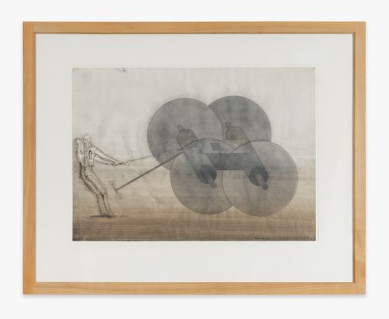 Kleiner Wagen St. Martin by Walter Pichler contemporary artwork Works on Paper