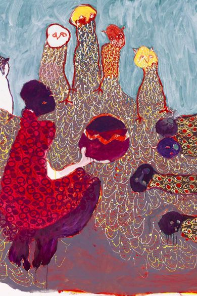 Portia Zvavahera’s Spectral Dream Worlds Arrive in New York