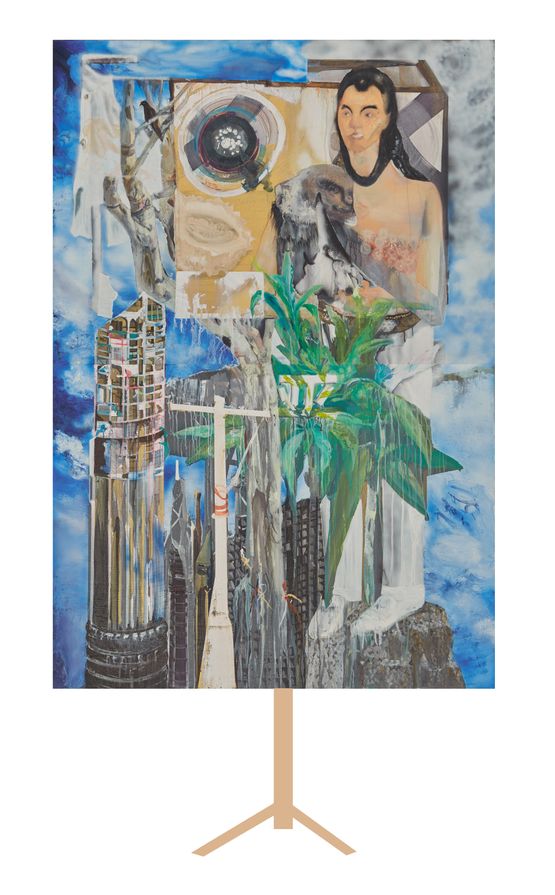 Asia Welcomes You Typhoon  -  by Chen Yujun contemporary artwork Painting