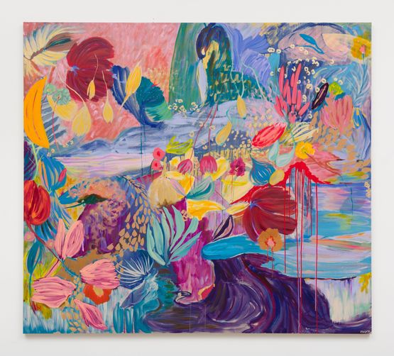 Manar como alumbramiento de aguas by Ileana Garcia Magoda contemporary artwork Painting