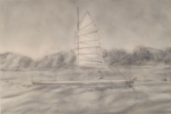 Waterfront Scenery 201806 by Naofumi Maruyama contemporary artwork Painting
