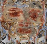 Self preservation by Manuel Mathieu contemporary artwork drawing painting textile works on paper