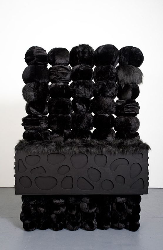 Black Gardens detail by Kathy Temin contemporary artwork Sculpture