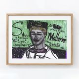 ...Portrait imaginaire... by David Medalla contemporary artwork works on paper
