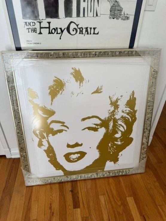 Golden Marilyn Monroe (Sunday B. Morning), 2010 by Sunday B