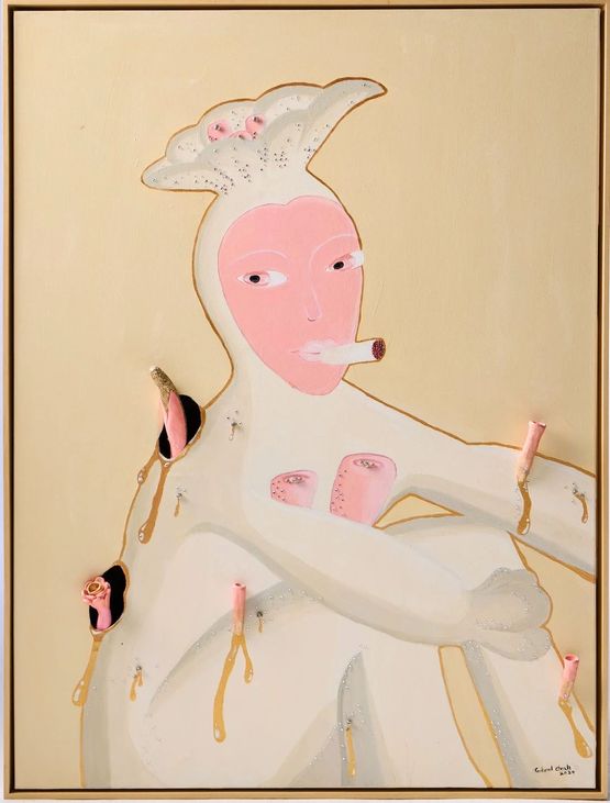 Just Bloom II by Gabriel Cheah contemporary artwork Painting