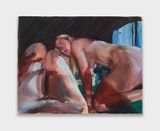 Phone shadow on my thigh in Bangkok by Jenna Gribbon contemporary artwork painting