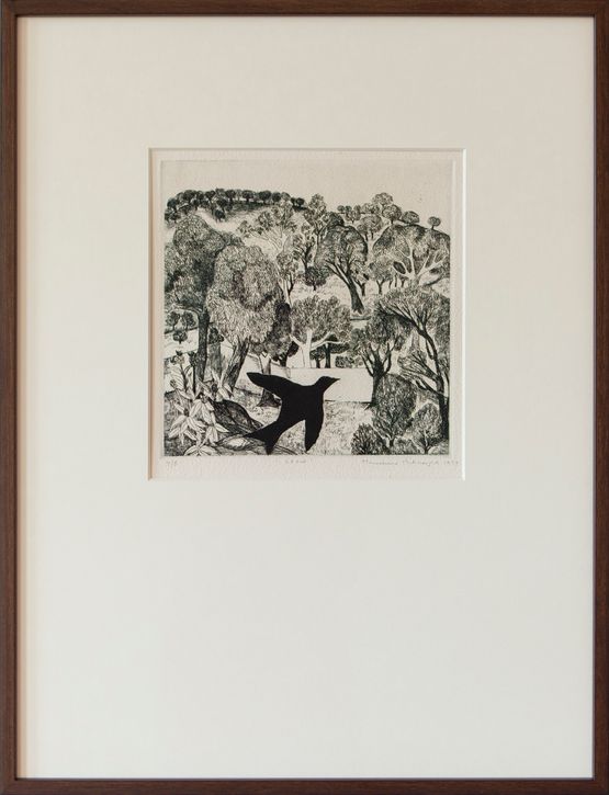 Crow by The Estate of Mrinalini Mukherjee contemporary artwork Print