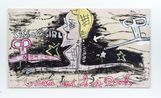 Sissor Girl by Rose Wylie contemporary artwork Painting