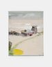 Building by water by Merlin James contemporary artwork Painting
