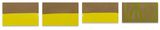 Three Yellow Horizons and a Green Wood by Gary Hume contemporary artwork sculpture