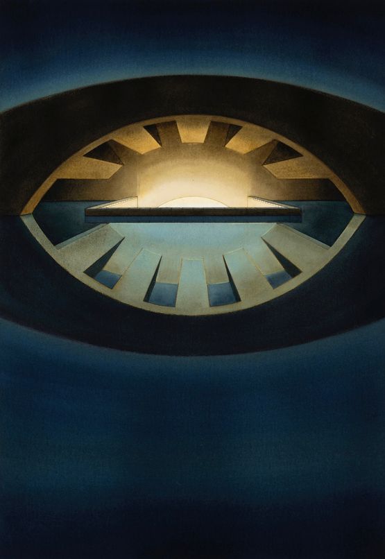 Night Five by Lauretta Vinciarelli contemporary artwork Painting