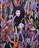 The Messenger by Rodel Tapaya contemporary artwork painting