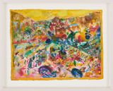 Warrior River Valley 1 by Jack Whitten contemporary artwork painting works on paper