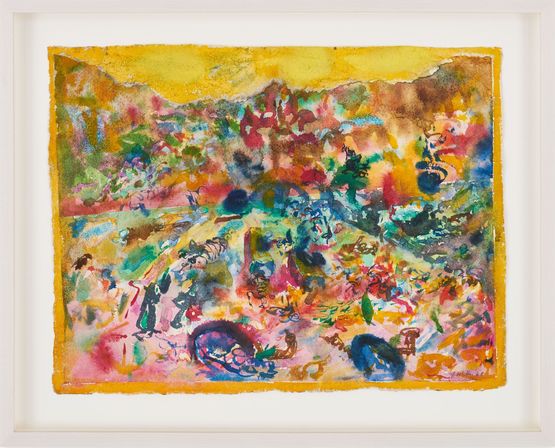 Warrior River Valley 1 by Jack Whitten contemporary artwork Painting