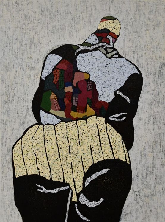 Figure by Sachiko Kamiki contemporary artwork Painting