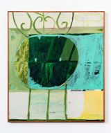 Garden Chair and Pheasant by Galina Munroe contemporary artwork painting works on paper