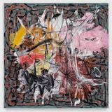 Sierra Linda Red Pink 010826 by Aaron Garber-Maikovska contemporary artwork painting