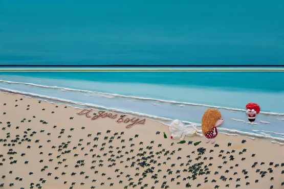 It Goes Boys by Woo Kukwon contemporary artwork Painting