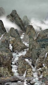 The Streams by Yang Yongliang contemporary artwork moving image