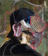Self-Portrait by Adrian Ghenie contemporary artwork painting