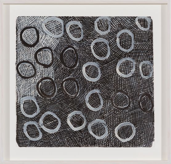 Circles by Nyapanyapa Yunupiu contemporary artwork Painting