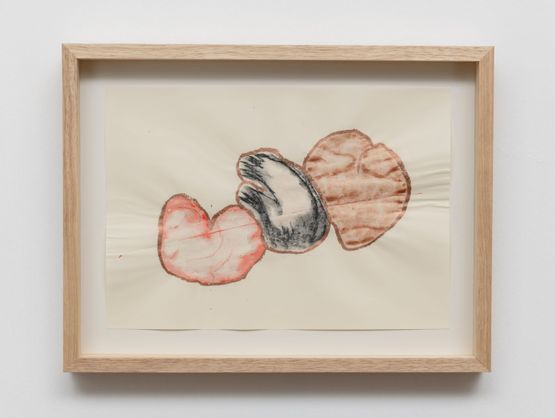 From the Dead Reckoning to Her Folds series by Iz Oztat contemporary artwork Works on Paper