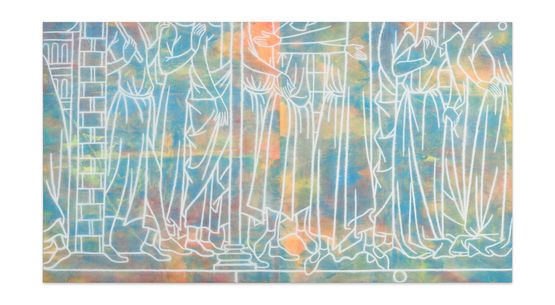 Figures of the Turn by Katharina Schilling contemporary artwork Painting