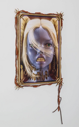 Portrait of Chastity by Lazybackhome contemporary artwork mixed media print sculpture textile