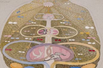 Contemporary art exhibition Hilma af Klint Tree of Knowledge at David Zwirner New York 19th Street United States